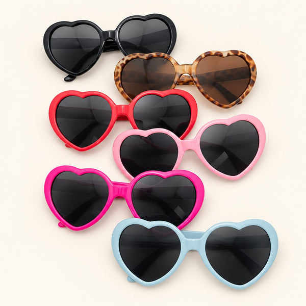 CHIC HEART FRAME SUNGLASSES PACK OF 12 | 40SG839-Pack 12