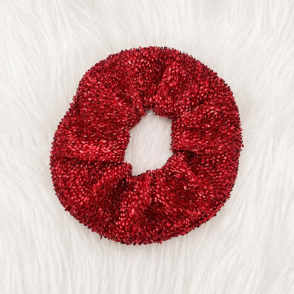 HOLIDAY STRIPE & SOLID SCRUNCHIES SET OF 4 | 40S747