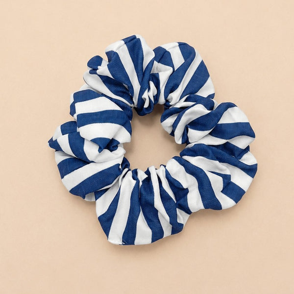 CLASSIC STRIPED FABRIC HAIR SCRUNCHIES | 40S748