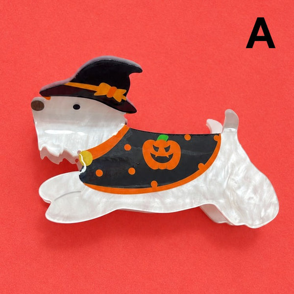 Halloween Dog Costume Resin Hair Claw Clips | 40H1229