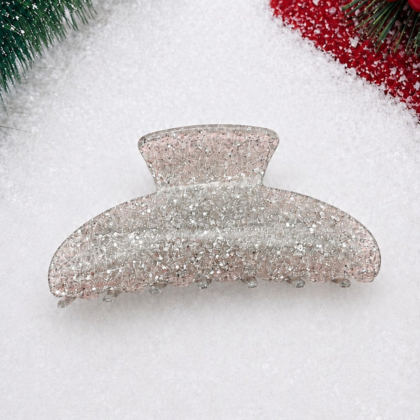 Sparkling Glitter Curved Hair Claw Clips | 40H1206