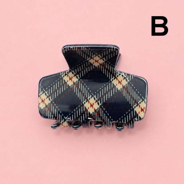 Striped & Plaid Hair Claw Clips | 40H1210