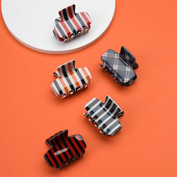 Striped & Plaid Hair Claw Clips | 40H1210
