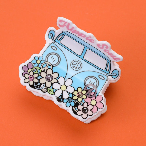 Retro "Hippie Soul" Camper Van Hair Claw Clips | 40H1211