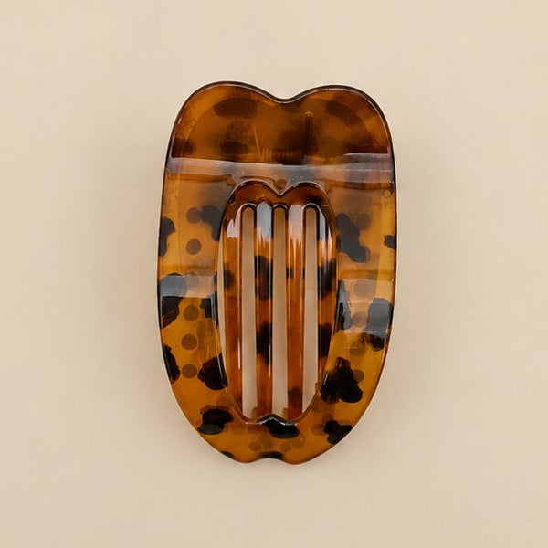 Oversized Oval French Lay Flat Hair Claw Clips | 40H1216