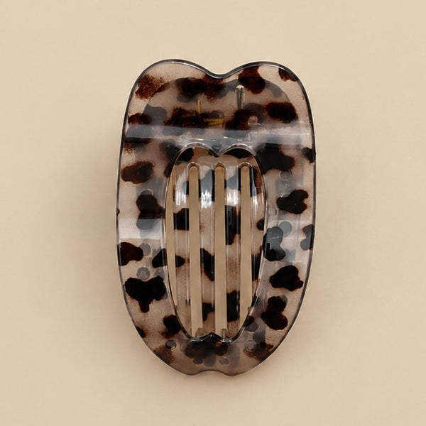 Oversized Oval French Lay Flat Hair Claw Clips | 40H1216