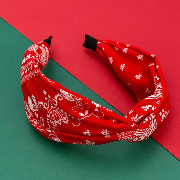 Vintage Paisley Bandana Knotted Headband | 40HB215