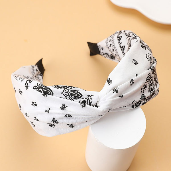 Vintage Paisley Bandana Knotted Headband | 40HB215