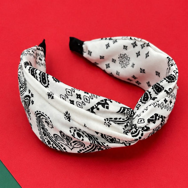 Vintage Paisley Bandana Knotted Headband | 40HB215