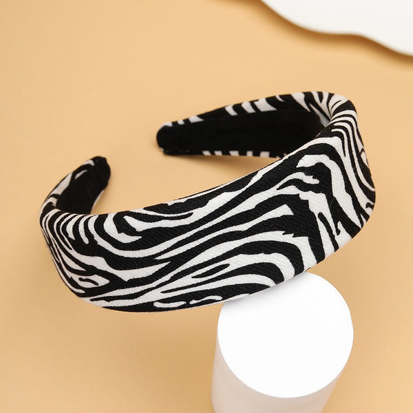 Animal Print Wide Padded Headband | 40HB214