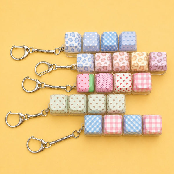 Printed Keyboard Fidget Stress Relief Keychain | 40KC205