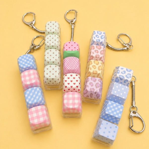 Printed Keyboard Fidget Stress Relief Keychain | 40KC205