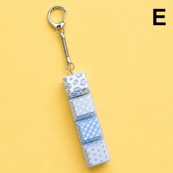 Printed Keyboard Fidget Stress Relief Keychain | 40KC205