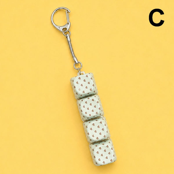 Printed Keyboard Fidget Stress Relief Keychain | 40KC205
