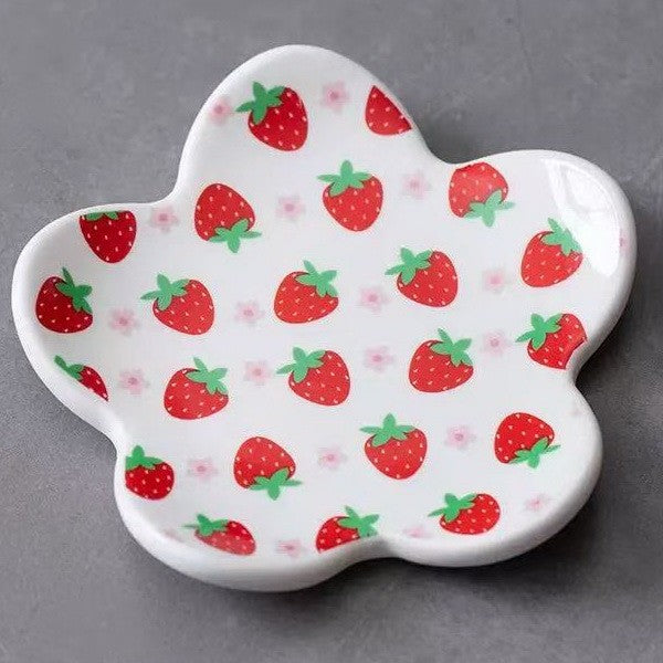 Ceramic Flower-Shaped Trinket Dish | 40CP107