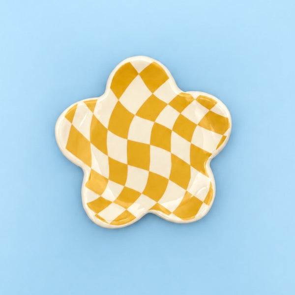 Ceramic Flower-Shaped Trinket Dish | 40CP107