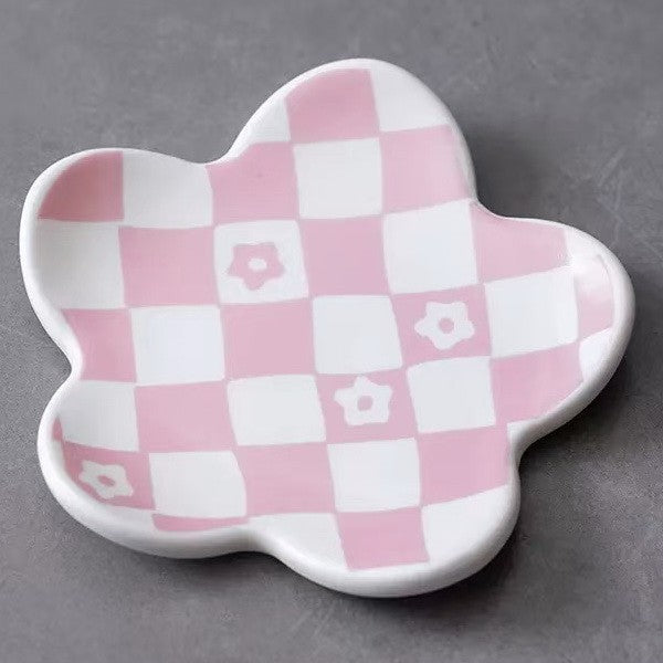 Ceramic Flower-Shaped Trinket Dish | 40CP107