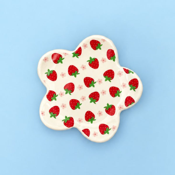 Ceramic Flower-Shaped Trinket Dish | 40CP107