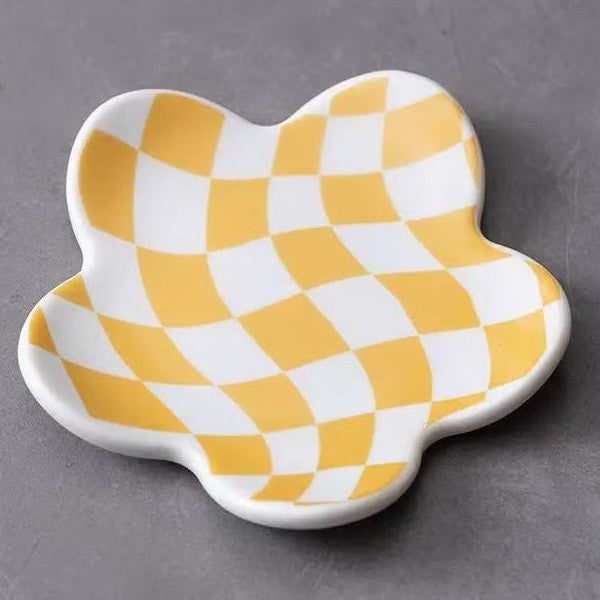 Ceramic Flower-Shaped Trinket Dish | 40CP107