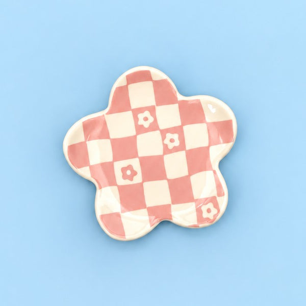 Ceramic Flower-Shaped Trinket Dish | 40CP107