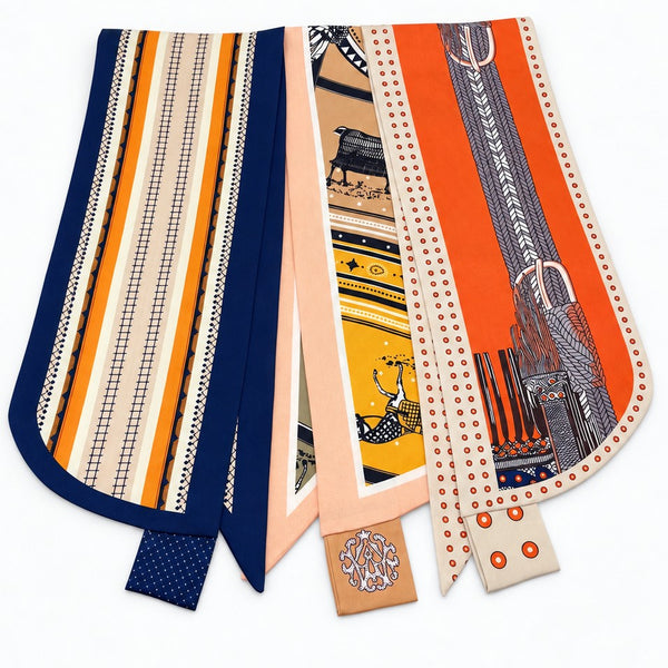 Mixed Print Scarf with Loop | 40SC754