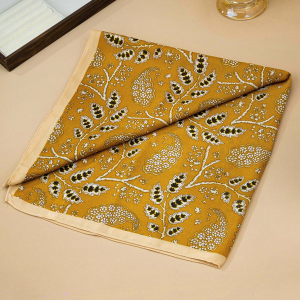 Vintage Botanical Floral Paisley Square Scarf | 80SC3103