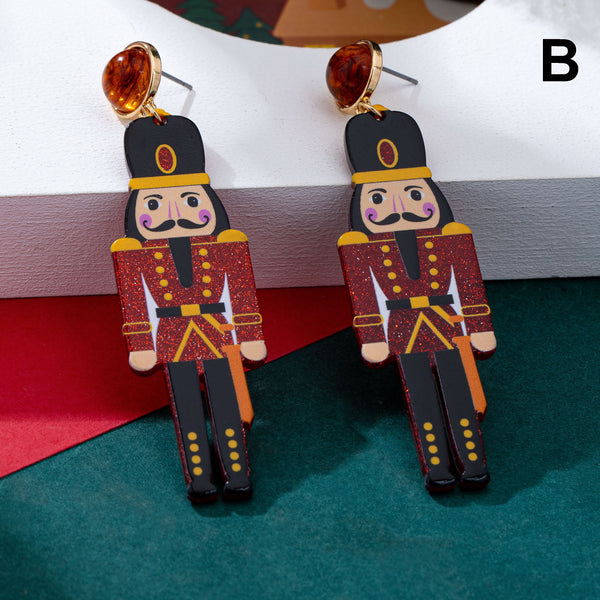 Nutcracker Soldier Statement Drop Earrings | 80E63508