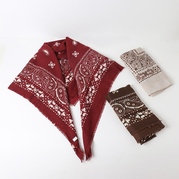 Paisley Print Oversized Square Scarf | 40SC749