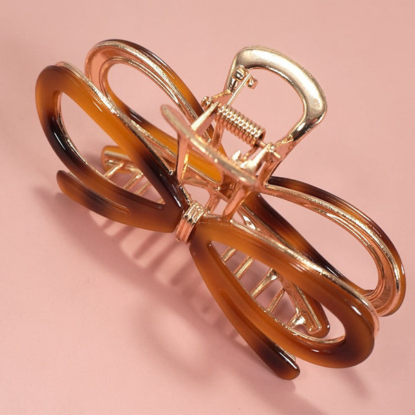 LARGE CUTE BOW RIBBON HAIR CLAW CLIPS | 40H881