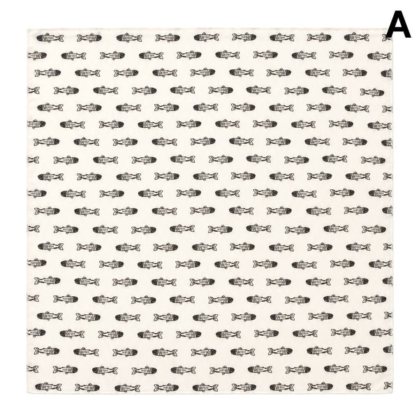 Assorted Print Thin Square Scarf | 40SC740
