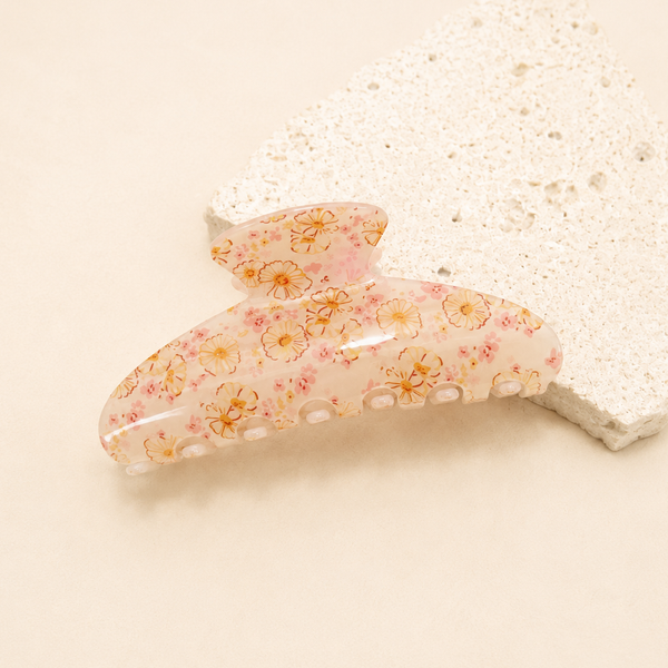 FLORAL FLOWER HAIR CLAW CLIP | 40H1140