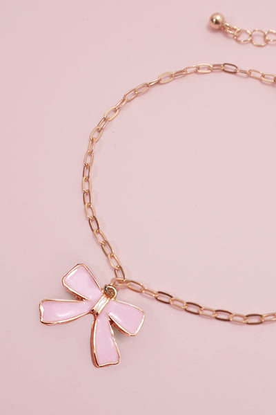 CLASSIC CHARMING PINK BOW BRACELET | 31B50529
