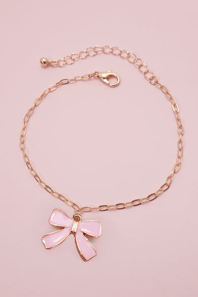 CLASSIC CHARMING PINK BOW BRACELET | 31B50529