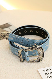 TRENDY WESTERN BOHO DENIM BELT | 40BT632