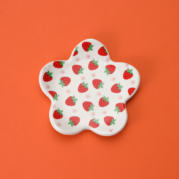 Ceramic Flower-Shaped Trinket Dish | 40CP107