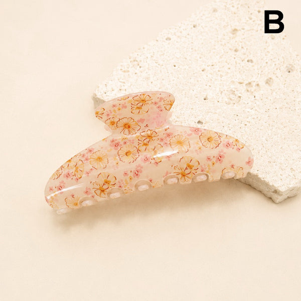FLORAL FLOWER HAIR CLAW CLIP | 40H1140