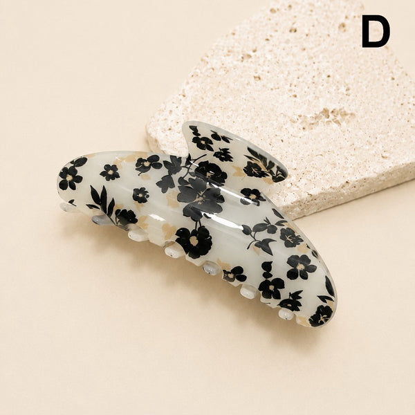 FLORAL FLOWER HAIR CLAW CLIP | 40H1140