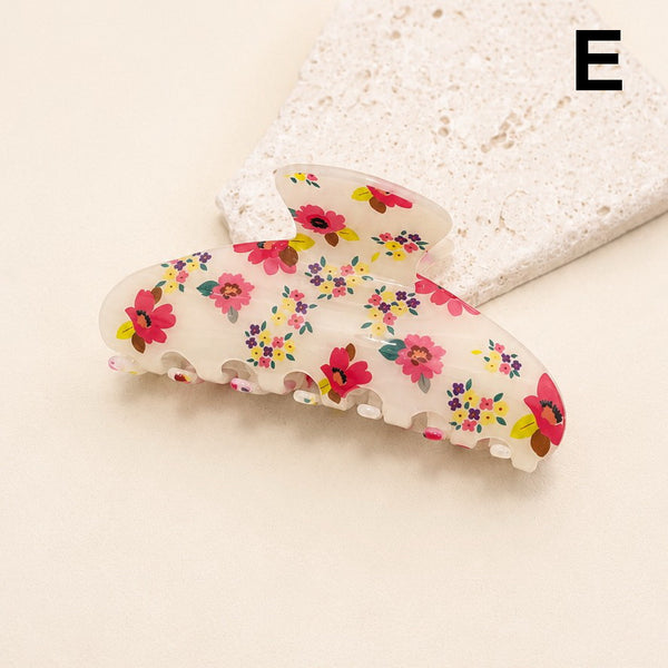 FLORAL FLOWER HAIR CLAW CLIP | 40H1140
