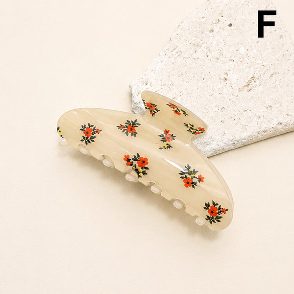 FLORAL FLOWER HAIR CLAW CLIP | 40H1140