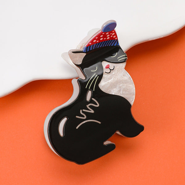 Christmas Hat Cat Hair Claw Clips | 40H1191