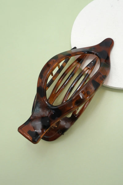 OVAL LAY DOWN FLAT HAIR CLAW CLIPS | 40H917