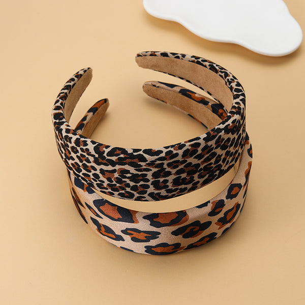 Animal Print Wide Padded Headband | 40HB214