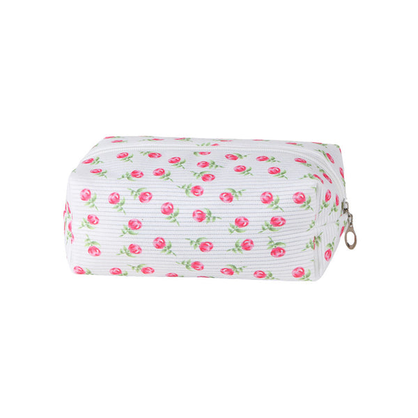 STRAWBERRY WESTERN BOW MAKEUP COSMETIC POUCH BAG | 40P544