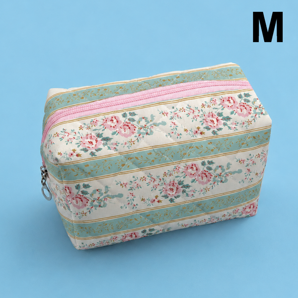 FLORAL TOILE PATTERN MAKEUP COSMETIC POUCH BAG | 40P562