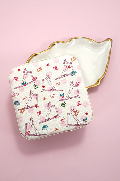 DESIGNED JEWELRY ORGANIZER TRAVEL BOX CASE | 40P566