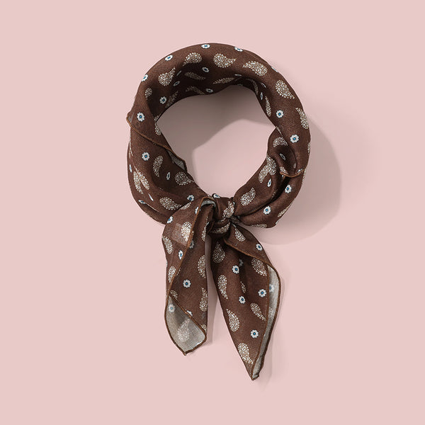 Vintage-Inspired Printed Bandana & Neck Scarf | 40SC735