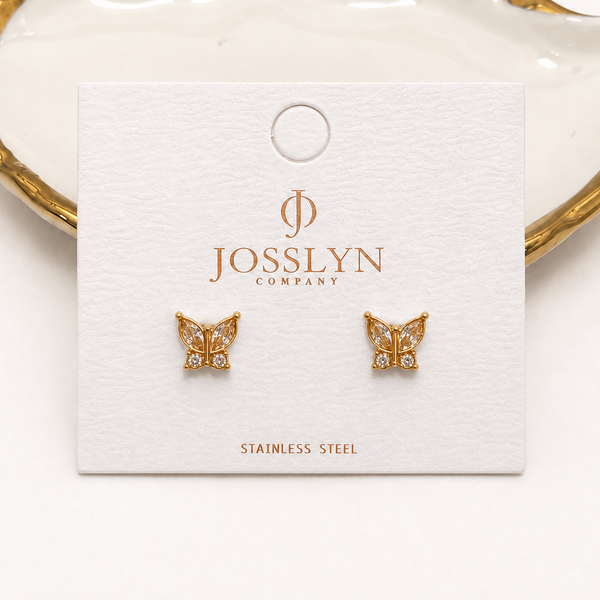 18K STAINLESS STEEL TARNISH FREE STUD EARRINGS | 40E469