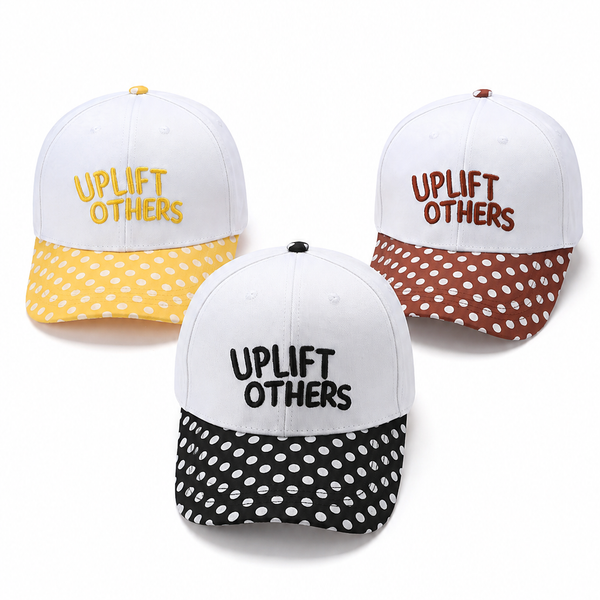 "Up Lift Others"  Polka Dot Baseball Cap | 40HW758