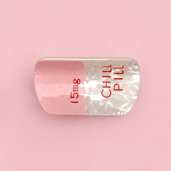 "CHILL PILL" Acetate Hair Claw Clip | 40H1185