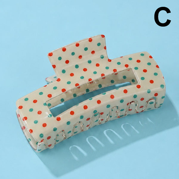 Holiday & Christmas Tree Stripe Hair Claw Clips | 40H1125